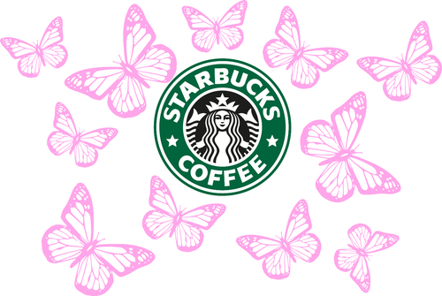 butterfly6-coffe-34-24OZ Poster Canvas Movie Film Print A0 A1 A2 A3 A4 A5 A6 Art