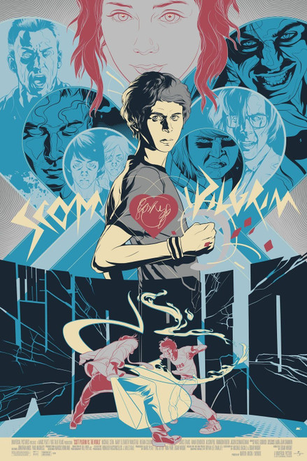 Scott Pilgrim vs. the World (2010)_10 Poster Canvas Movie Film Print A0 A1 A2 A3