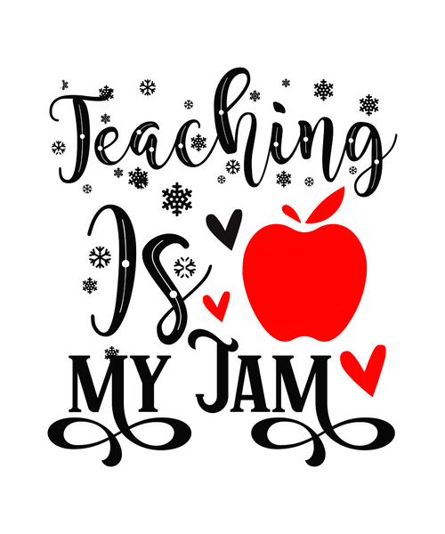 Teaching Is My Jam-01 (2) Poster Canvas Movie Film Print A0 A1 A2 A3 A4 A5 A6 Ar