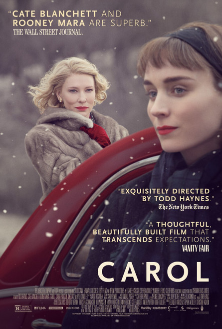 Carol (2015)_4 Movie Film Poster Canvas iconic design