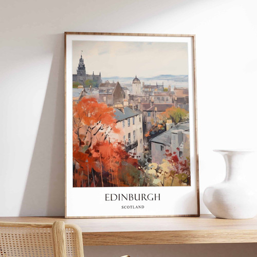 4_Edinburgh Poster, Scotland Poster, Scottish Poster, Historic Poster, European
