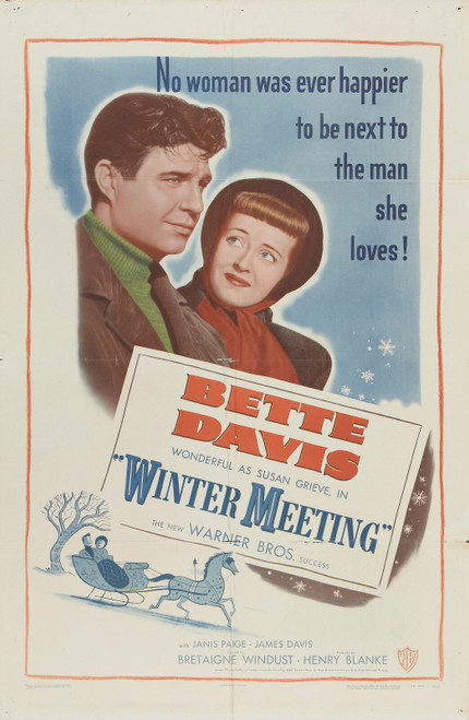 Winter Meeting (1948)_1 Poster Canvas Movie Film Print A0 A1 A2 A3 A4 A5 A6 Art