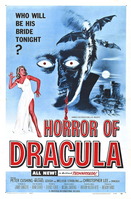 Dracula 1958 01 Art Gallery Poster Canvas Print Wall Decoration A0 A1 A2 A3 A4 A