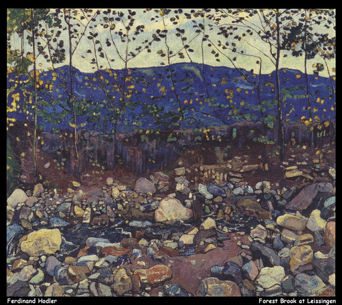 ferdinand-hodler---forest-brook-at-leissingen_11152539583_o(1) Poster Canvas Mov