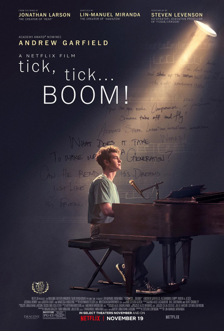 Tick, Tick... Boom (2021)_2 Poster Canvas Movie Film Print A0 A1 A2 A3 A4 A5 A6