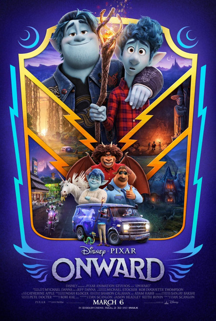 Onward (2020)_11 Poster Canvas Movie Film Print A0 A1 A2 A3 A4 A5 A6 Art Wall De