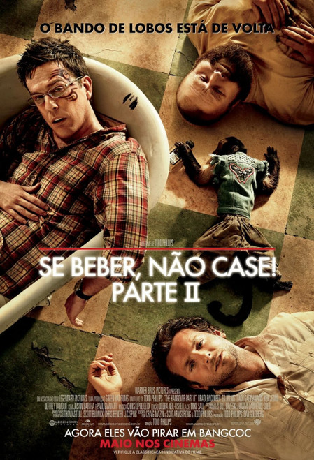 The Hangover Part II (2011)_2 Poster Canvas Movie Film Print A0 A1 A2 A3 A4 A5 A
