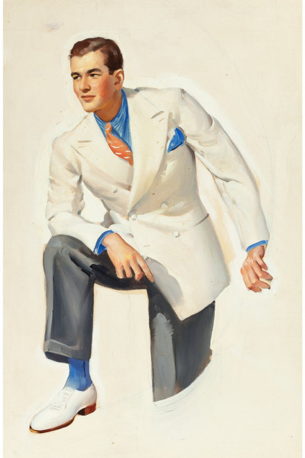 Gil Elvgren - Pinup Girl - The Shoe Poster Canvas Movie Film Print A0 A1 A2 A3 A