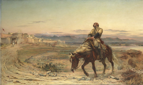 Elizabeth Thomson - Reminants of an Army Version 1 Poster Canvas Print Art Paint
