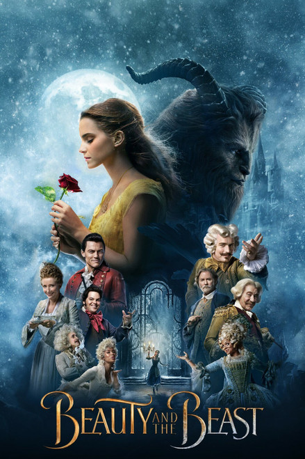 BeautyandtheBeast4- Poster (A0-A4) Film Movie Picture Art Wall Decor Actor