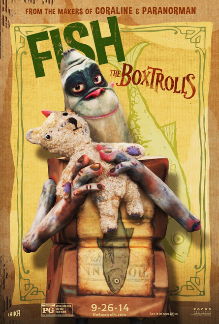 The Boxtrolls (2014)_10 Poster Canvas Movie Film Print A0 A1 A2 A3 A4 A5 A6 Art