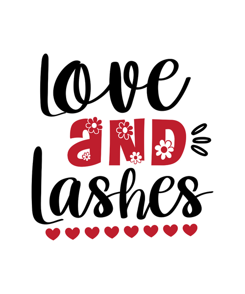 Love And Lashes-01 (2) Sarcastic Poster Canvas Print A0 A1 A2 A3 A4 A5 A6 Art Wa