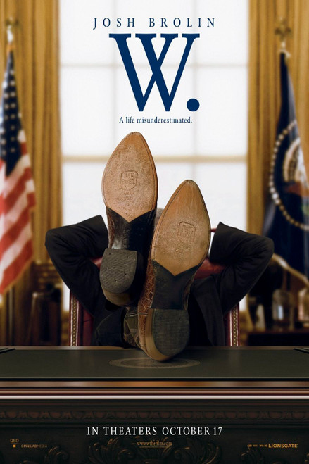 W. (2008)_5 Poster Canvas Movie Film Print A0 A1 A2 A3 A4 A5 A6 Art Wall Decorat