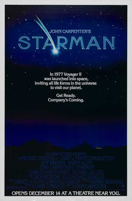 Starman (1984)_1 Poster Canvas Movie Film Print A0 A1 A2 A3 A4 A5 A6 Art Wall De