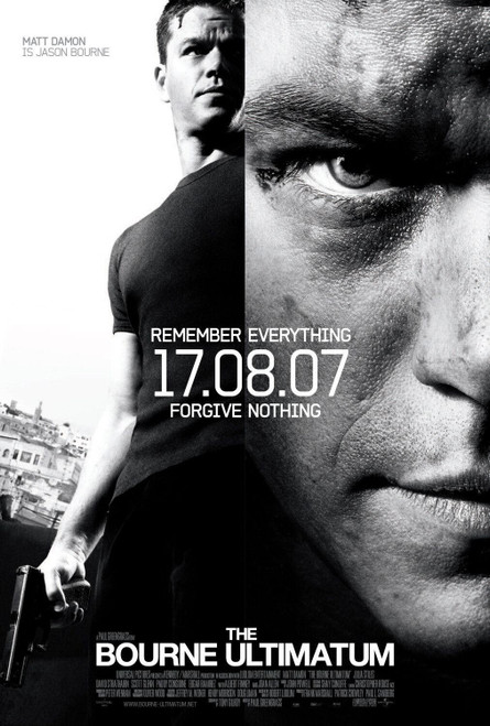 The Bourne Ultimatum (2007)_2 Poster Canvas Movie Film Print A0 A1 A2 A3 A4 A5 A