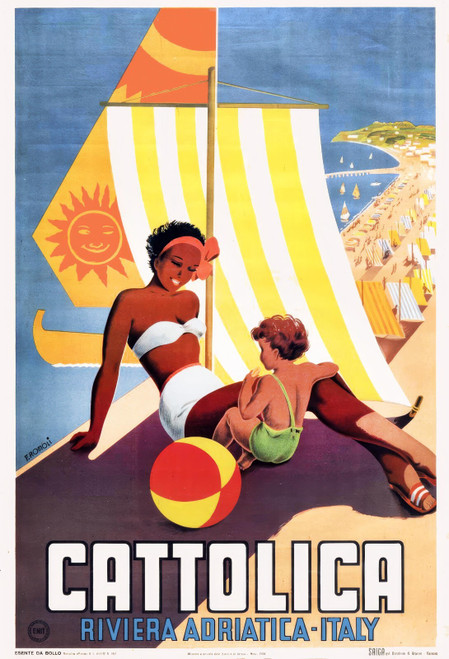 51247884687_ROMOLI, Filippo (1901-1969). Cattolica, Adriatic Riviera, Italy, 194