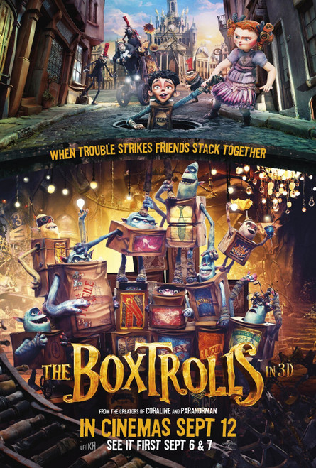 The Boxtrolls (2014)_9 Poster Canvas Movie Film Print A0 A1 A2 A3 A4 A5 A6 Art W