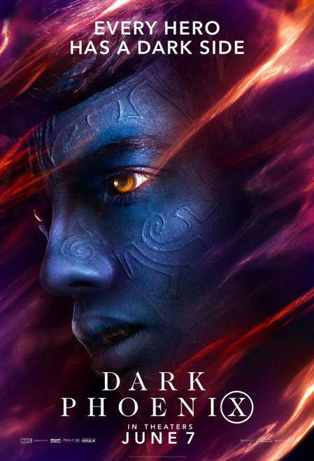 Dark Phoenix (2019)_10 Movie Film Poster Canvas iconic design