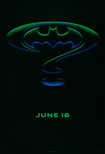 Batman Forever (1995)_1 Movie Film Poster Canvas iconic design