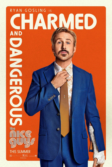The Nice Guys (2016)_3 Poster Canvas Movie Film Print A0 A1 A2 A3 A4 A5 A6 Art W