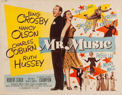 Mr. Music (1950)_1 Poster Canvas Movie Film Print A0 A1 A2 A3 A4 A5 A6 Art Wall
