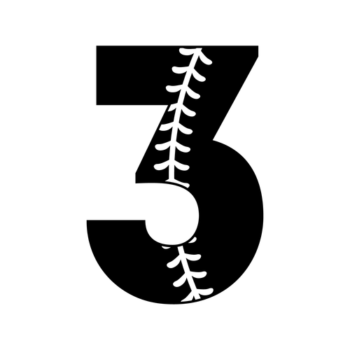 Baseball-Numbers-with-Stitches_12 Poster Made to Order Canvas Print A0 A1 A2 A3