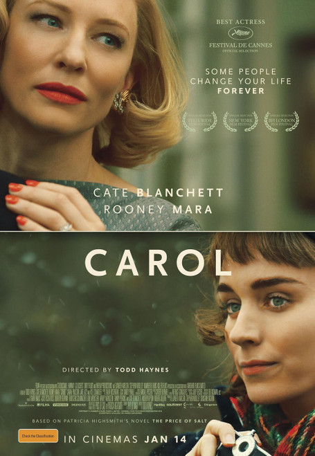 Carol (2015)_7 Movie Film Poster Canvas iconic design