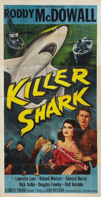 Killer Shark (1950)_0 Poster Canvas Movie Film Print A0 A1 A2 A3 A4 A5 A6 Art Wa