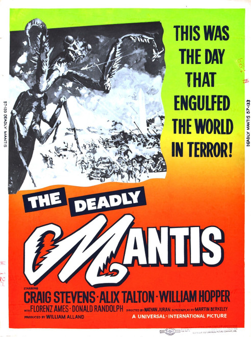 Deadly Mantis 06 Poster Canvas Print Art Painting Decor Reprint wall A0 A1 A2 A3