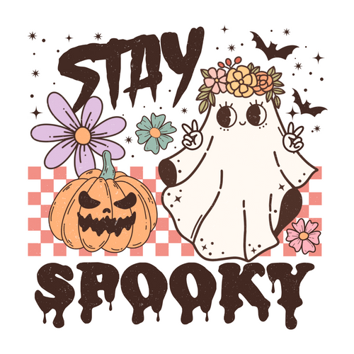 RHLW013-Stay Spooky Poster Canvas Movie Film Print A0 A1 A2 A3 A4 A5 A6 Art Wall