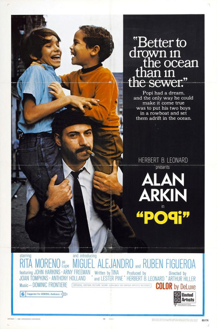 Popi (1969)_2 Poster Canvas Movie Film Print A0 A1 A2 A3 A4 A5 A6 Art Wall Decor