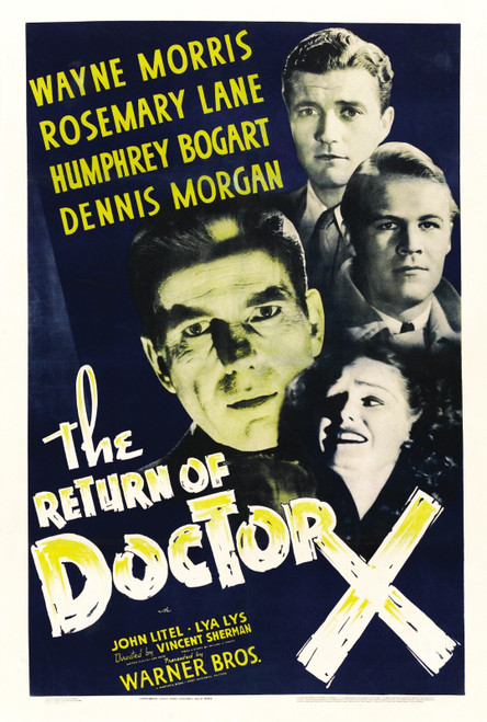 Return Of Doctor X 01 Poster Canvas Movie Film Print A0 A1 A2 A3 A4 A5 A6 Art Wa