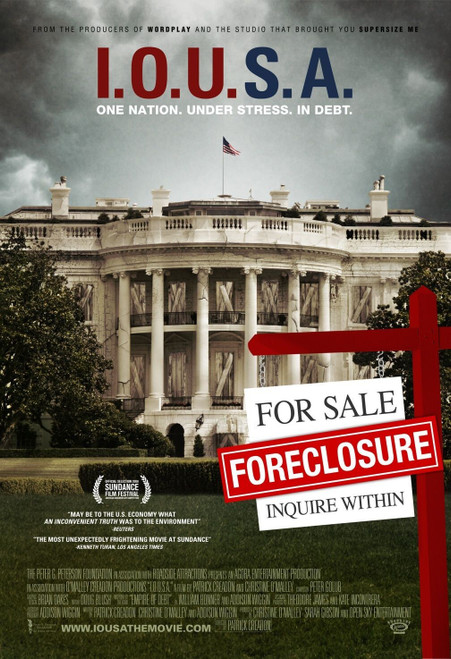 I.O.U.S.A. (2008)_0 Poster Canvas Movie Film Print A0 A1 A2 A3 A4 A5 A6 Art Wall