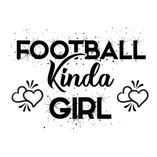 Football Kinda Girl-01 Personalized Poster Canvas Print A0 A1 A2 A3 A4 A5 A6 Art