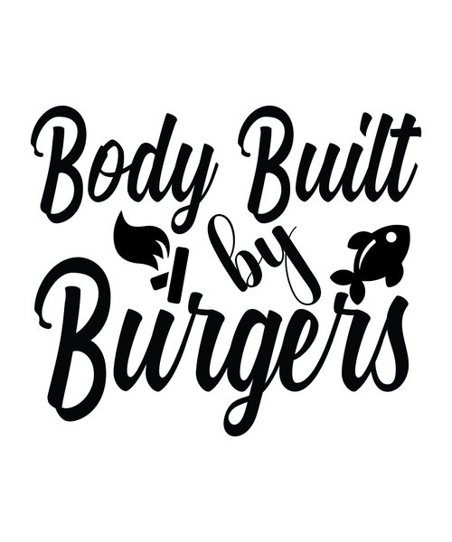Body Built by Burgers 1-01 (2) Poster Canvas Movie Film Print A0 A1 A2 A3 A4 A5