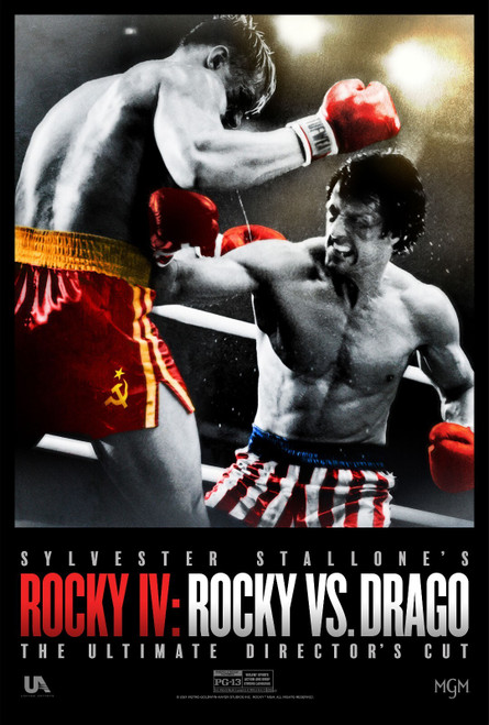 Rocky IV (1985)_4 Poster Canvas Movie Film Print A0 A1 A2 A3 A4 A5 A6 Art Wall D