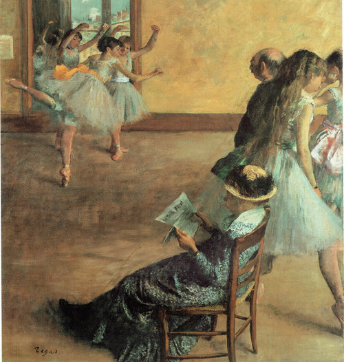Degas- Ballet Class-1881 Art Gallery Poster Canvas Print Wall Decoration A0 A1 A