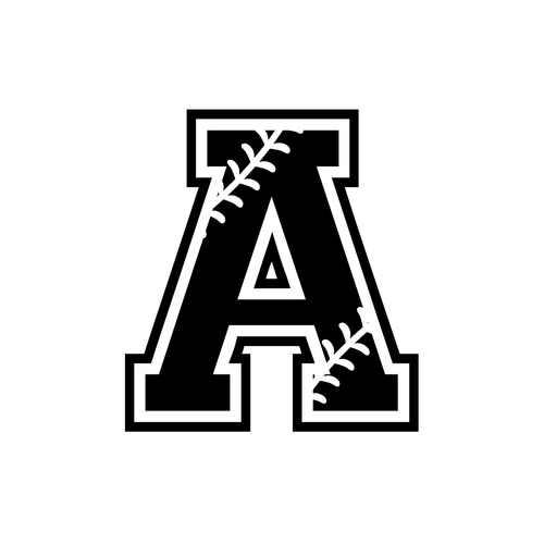 Baseball-Letters-with-Stitches_1 Poster Made to Order Canvas Print A0 A1 A2 A3 A