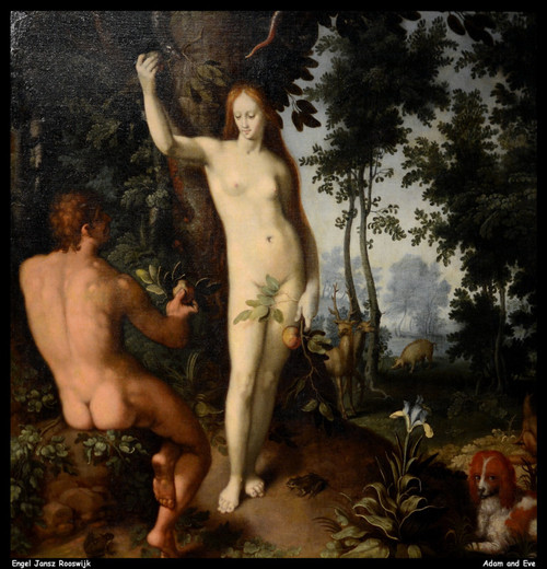 engel-jansz-rooswijk---adam-and-eve--jpb_34245014910_o(1) Poster Canvas Movie Fi