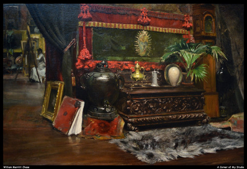 william-merritt-chase---a-corner-of-my-studio--jpb_23502221986_o(1) Poster Canva