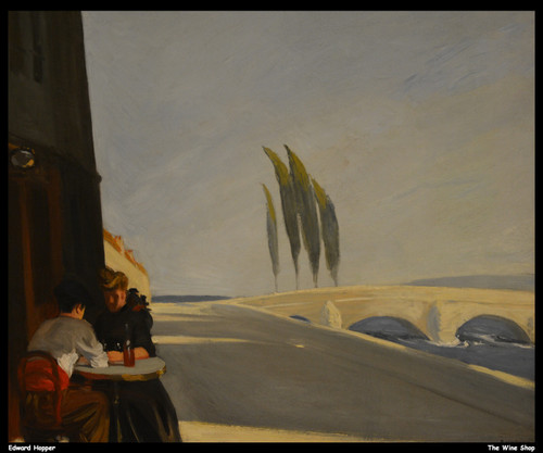 edward-hopper---the-wine-shop--jpb_14027197658_o(1) Poster Canvas Print Art Pain