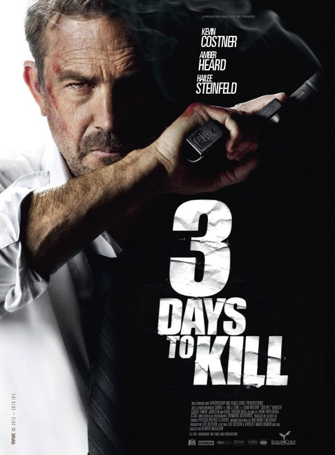 3 Days to Kill (2014)_8 Movie Film Poster Canvas iconic design