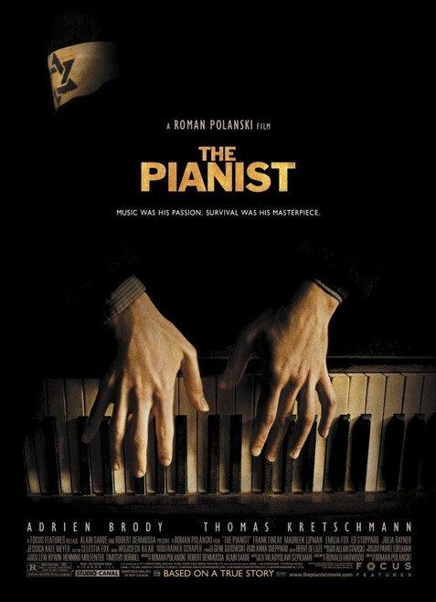 The Pianist (2002)_1 Poster Canvas Movie Film Print A0 A1 A2 A3 A4 A5 A6 Art Wal