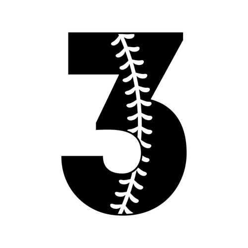 Baseball-Numbers-with-Stitches_11 Poster Made to Order Canvas Print A0 A1 A2 A3
