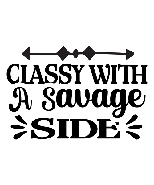 Classy with a Savage Side-01 (8) Poster Canvas Movie Film Print A0 A1 A2 A3 A4 A