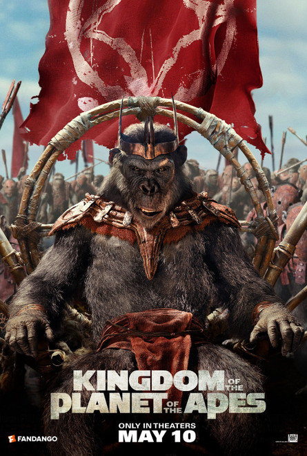 Kingdom of the Planet of the Apes (2024)_11 Poster Canvas Movie Film Print A0 A1