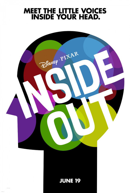 Inside Out (2015)_1 Poster Canvas Movie Film Print A0 A1 A2 A3 A4 A5 A6 Art Wall