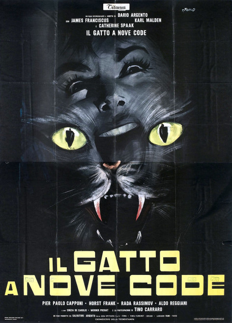 Cat O Nine Tails 01 Poster Canvas Movie Film Print A0 A1 A2 A3 A4 A5 A6 Art Wall