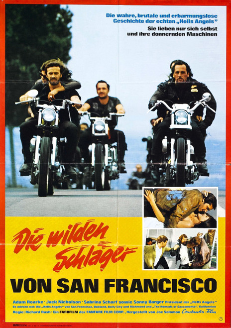 Hells Angels On Wheels 02 Poster Canvas Movie Film Print A0 A1 A2 A3 A4 A5 A6 Ar