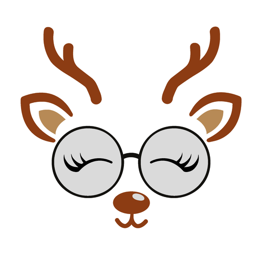 Girl-Reindeer- 5 Poster Canvas Movie Film Print A0 A1 A2 A3 A4 A5 A6 Art Wall De